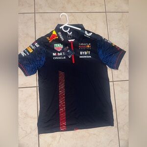 Red Bull Racing Shirt Mens Large Oracle Formula One Team Castore Mobil 1 Honda